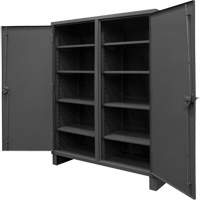 Armoire tr&egrave;s robuste, Acier, 8 Tablettes, 78" h x 72" la x 24" P, Gris NRZ Safety Inc.