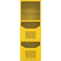 Armoire pour le contr&ocirc;le des d&eacute;versements, 1 Tablettes, 72" h x 24" la x 24" p, Acier, Jaune NRZ Safety Inc.