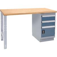 &eacute;tabli industriel, Porte a/combinaison de tiroirs, Cap 1000 lb, 36" la x 72" p, 34" h NRZ Safety Inc.