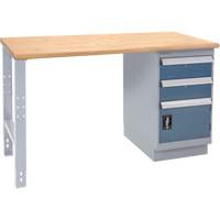 &eacute;tabli industriel, Porte a/combinaison de tiroirs, Cap 1000 lb, 72" la x 36" p, 34" h NRZ Safety Inc.