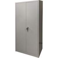Armoire de rangement, Acier, 4 Tablettes, 66" h x 30" la x 15" P, Gris NRZ Safety Inc.