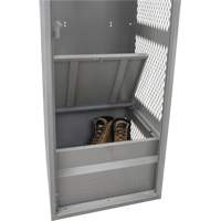 Gear Locker, Steel, 24" W x 24" D x 72" H, Grey NRZ Safety Inc.