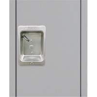 Lockers, 3 -tier, 12" x 18" x 72", Steel, Grey, Knocked Down NRZ Safety Inc.