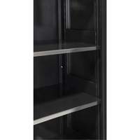 Hi-Boy Storage Cabinet, Steel, 4 Shelves, 72" H x 36" W x 18" D, Black NRZ Safety Inc.