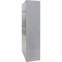 Wardrobe Storage Cabinet, Steel, 36" W x 18" D x 72" H, Grey NRZ Safety Inc.