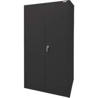 Storage Cabinet, Steel, 4 Shelves, 78" H x 36" W x 24" D, Black NRZ Safety Inc.