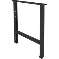 Pattes d'&eacute;tabli pour service industriel, Acier, 30" p x 34" h, Simple NRZ Safety Inc.