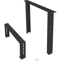 Pattes d'&eacute;tabli pour service industriel, Acier, 30" p x 34" h, Simple NRZ Safety Inc.