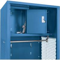Gear Locker, Steel, 24" W x 18" D x 72" H, Dark Blue NRZ Safety Inc.