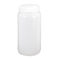 Wide-Mouth Bottles, Round, 1 gal., Plastic NRZ Safety Inc.