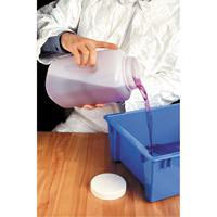 Bottles, Round, 128 fl. oz., Plastic NRZ Safety Inc.