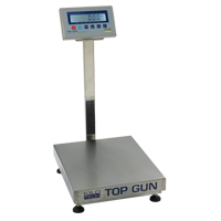 Top Gun Electronic Platform Scales, 18" L x 12" W, 150 lbs. Capacity NRZ Safety Inc.
