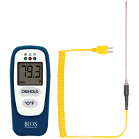 Thermom&egrave;tre alimentaire avec v&eacute;rification HACCP, Contact, Num&eacute;rique, -83,2 - 1999°F (-64 &agrave; 1400°C) NRZ Safety Inc.