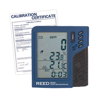 Carbon Monoxide Monitor with Temperature & Humidity (includes ISO Certificate) NRZ Safety Inc.