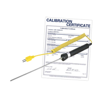 Sonde thermocouple &agrave; immersion avec certificat de calibration, 600 °C (1112°F) Temp. max. NRZ Safety Inc.