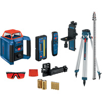 Revolve2000 Self-Leveling Horizontal/Vertical Rotary Laser Kit, 2000' (609.6 m), 670 Nm NRZ Safety Inc.