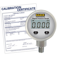 Manom&egrave;tre s&eacute;rie B50006 avec certificat ISO,  2-1/2", 0 - 103.4 kPa/0 - 15 psi/0 - 416 po w.c., Fixation inf&eacute;rieure, Num&eacute;rique NRZ Safety Inc.