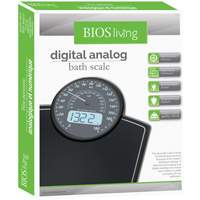 Digital Analog Scale, 396 lbs. Cap., 100 g / 0.2 lbs. Graduations NRZ Safety Inc.