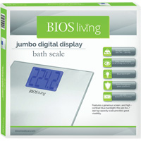 Jumbo Digital Display Scale, 550 lbs. Cap., 0.2 lbs. / 0.1 kg Graduations NRZ Safety Inc.