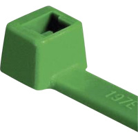 Attaches pour c&acirc;ble PA66 homologu&eacute;es UL, Longueur 4", R&eacute;sistance &agrave; la traction 18 lb, Vert NRZ Safety Inc.