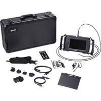 Ensemble de vid&eacute;oscope haute performance avec cam&eacute;ra HD double & longue sonde, 1280" lo x 720" la Affichage, 1024 x 600 pixels, 4,9 mm (0,19") T&ecirc;te de cam&eacute;ra NRZ Safety Inc.