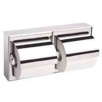 Distributeur double de papier hygi&eacute;nique avec protecteurs, Multiple Capacit&eacute; du rouleau NRZ Safety Inc.