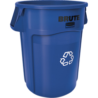 Contenants ronds pour le recyclage BRUTE, Vrac, Plastique, 44 gal. US NRZ Safety Inc.