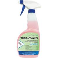 Action triple - nettoyant, d&eacute;graissant et d&eacute;sinfectant, 750 ml, Bouteille &agrave; g&acirc;chette NRZ Safety Inc.