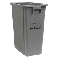 Recycling & Garbage Bin, Plastic, 16 US gal. NRZ Safety Inc.