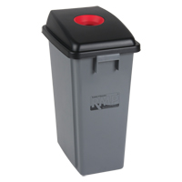 Recycling & Garbage Bin, Plastic, 16 US gal. NRZ Safety Inc.
