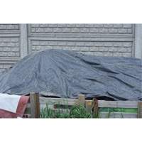 Tarp, Light Industrial Duty, Black, 6' x 8' x 8 mils NRZ Safety Inc.