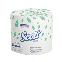 Papier hygi&eacute;nique Scott, 1 Pli, 550 Feuilles/Rouleu, Longueur 403', Blanc NRZ Safety Inc.