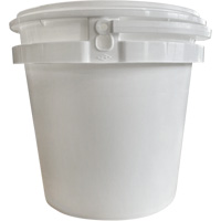Seau avec couvercle, Plastique, 2,3 gal. NRZ Safety Inc.