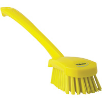 Brosse &agrave; manche long, Soies Ferme, Longueur de 16-3/10", Jaune NRZ Safety Inc.