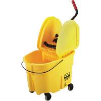 WaveBrake&reg; Mop Bucket & Wringer Combo Pack, Down Press, 8.75 US Gal.(35 Quart), Yellow NRZ Safety Inc.