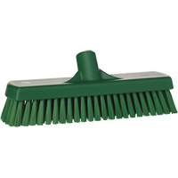 Deck & Wall Scrub Brush, Stiff Bristles, 12", Polyester, Green NRZ Safety Inc.
