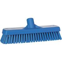 Brosse &agrave; r&eacute;curer pour planchers et murs, Crins Ferme, 12", Polyester, Bleu NRZ Safety Inc.