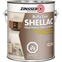 Zinsser&reg; Bulls Eye&reg; Shellac Sealer, Amber, 3.7 L NRZ Safety Inc.