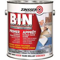 B-I-N&reg; Advanced Synthetic Shellac Based Primer, 3.78 L, Gallon, Tintable Bright White NRZ Safety Inc.