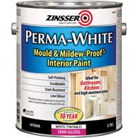 Peinture int&eacute;rieure Mold & Mildew-Proof Perma-White, 3,78 L, Gallon, Blanc NRZ Safety Inc.