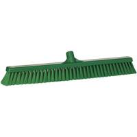 Small Particle Push Broom Head, Fine Bristles, 24", Polyester, Green NRZ Safety Inc.