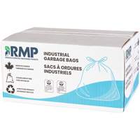 Sacs &agrave; d&eacute;chets de calibre industriel, Utilitaire, 24" la x 22" lo, 0,64 mils, Noir, Capacit&eacute; 26 L (7 Gal.) NRZ Safety Inc.