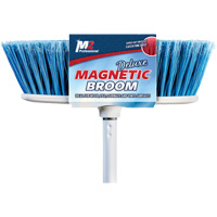 Flat Magnetic Indoor Broom with Handle, 48" Long NRZ Safety Inc.