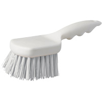 Brosse &agrave; chaudron &agrave; manche court, 9" l, Soies Polypropyl&egrave;ne, Blanc NRZ Safety Inc.