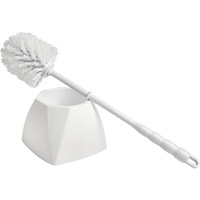Brosse &agrave; cuvettes avec coupelle, 15-1/2" l, Soies Polypropyl&egrave;ne, Blanc NRZ Safety Inc.