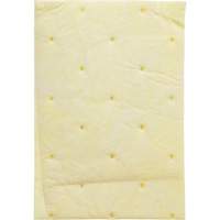 High Capacity Chemical Sorbent Pad, Hazmat, 14.5" x 9.25", 26.3 gal Absorbancy NRZ Safety Inc.
