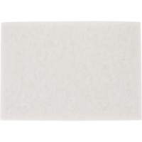 TopLine Speed Floor Pad, 14" x 20", Buffing/Cleaning/Polish, White NRZ Safety Inc.