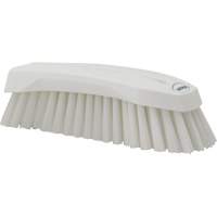 Large Angled Hand Brush, Stiff Bristles, 8" Long, White NRZ Safety Inc.
