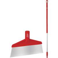 Grattoir &agrave; plancher avec manche, Rouge, 9-3/5" la x 55-9/10" lo NRZ Safety Inc.