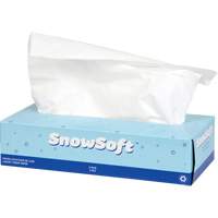 Papier-mouchoir de premi&egrave;re qualit&eacute; Snow Soft, 2 pli, 7,4" lo x 8,4" la, 100 feuilles/boîte NRZ Safety Inc.